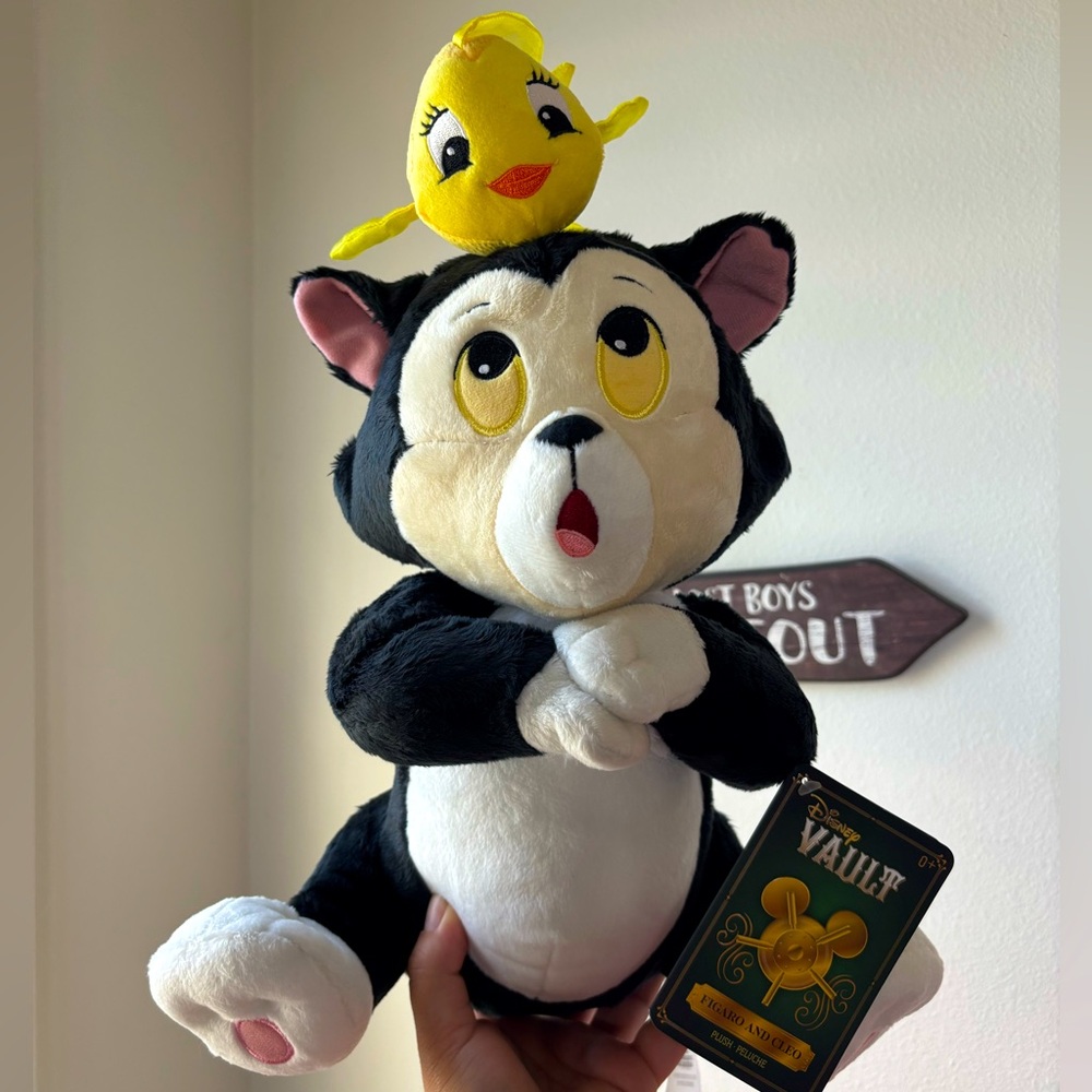 Disney Vault Fígaro and Cleo Plush From Pinocchio
